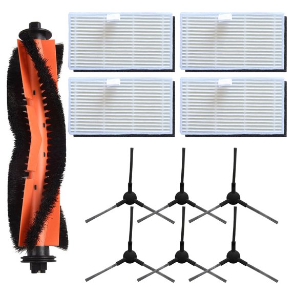 1Set Main Roller Brush Side Brushes Filter Replacement For Monsga Ms1 Max Robot Vacuum Cleaner Home Cleaning Accessories Parts