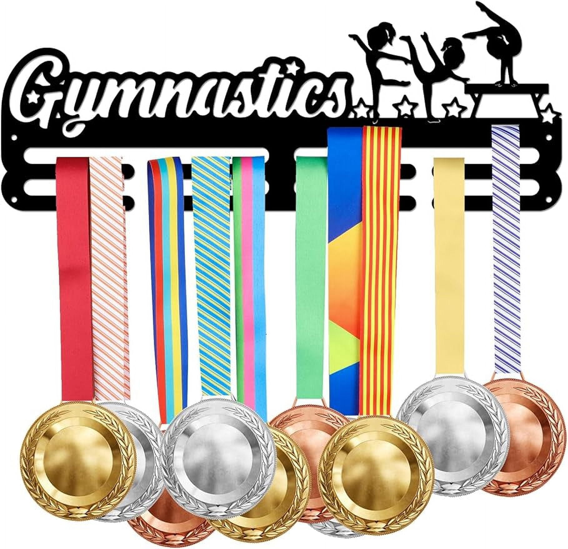 1Set Medal Holder Kid's Gymnastics Display Hanger Rack Frame with Star ...