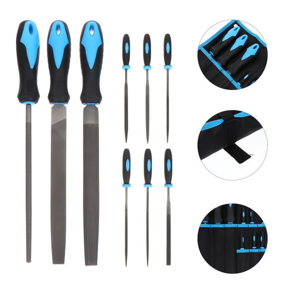 1Set Metal Polishing File Set for Wood and Stone Shaping with High Temperature Quenched Steel
