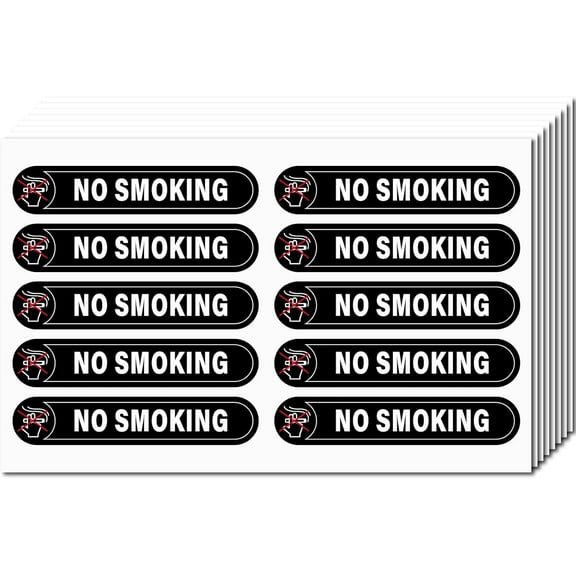 1Set Mini PVC Coated Self Adhesive AUTOMATIC DOOR Waterproof Caution Sign Safety Sign Decals Word 174x276mm 8 sheets/set