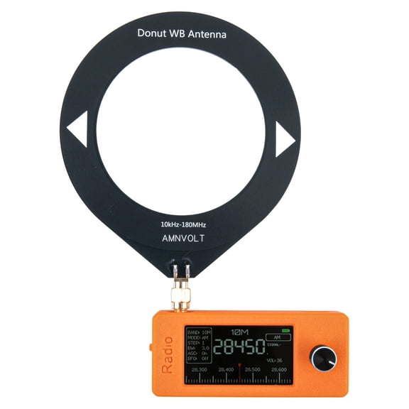 1Set Mini Radio Si4732 Radio 0.5--108Mhz Pocket Size Si4732 Radio Receiver With Portable Loop Antenna Full-Band Broadcasting