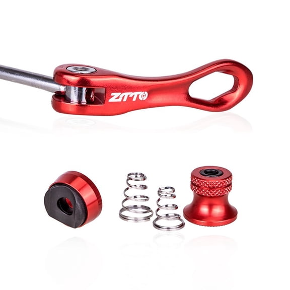 1Set Mountain Bikes Quick Release Skewer Lever Front Rear Qr Skewer Set Parts High Qaulity Bike Quick Release Mtb Parts Red Fangkenuo