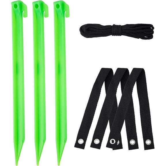 1Set Multifunction Tree Staking Kit 12 Inch Tree Stump Kit for Fixed Garden Plant Mixed Color 30x20mm