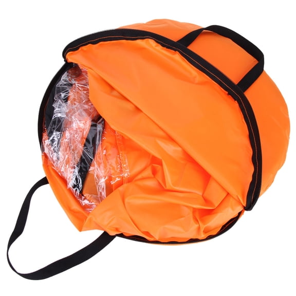 1Set Orange Kayak Sail Foldable Polyester Taffeta Composite Batten for Stability and Quick Operation