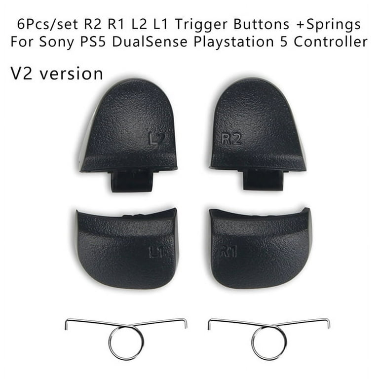 1Set PS5 R2 R1 L2 L1 Trigger Buttons with Springs for PS5 DualSense  Playstation 5 Controller Repair Accessories
