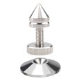 thumbnail image 1 of 1Set Pack Silver Music Box Isolation Spikes Metal Feet for Superior Sound in HiFi Systems Sound Enhancer, 1 of 9