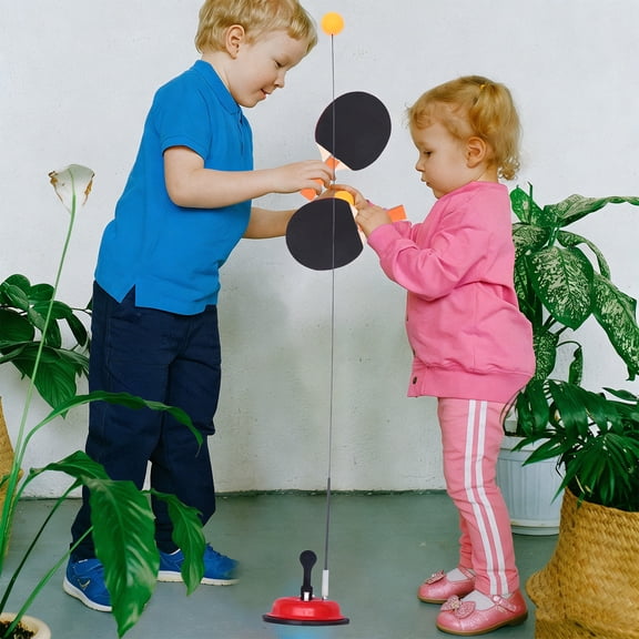 1Set Ping Pong Training Kit Red Table Tennis Trainer for Home Use Comfortable and Durable
