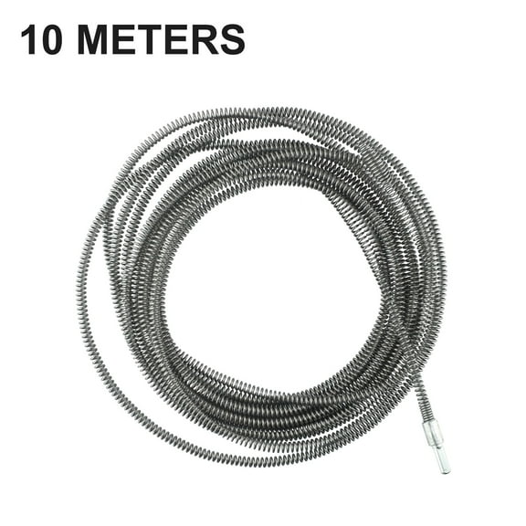 1Set Pipe Dredging Tool With 3Meters Extension Cord For Electric Drill Drain Dredging Spring Sink Cleaner Sewer Dredging Tools 10 Meters Fangkenuo