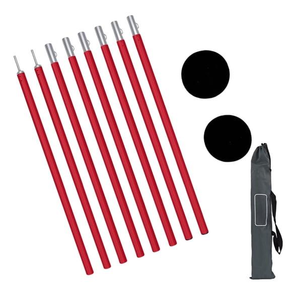 1Set Portables Awnings Poles Easyly Install Tarpaulin Poles Tent for Outdoor Use