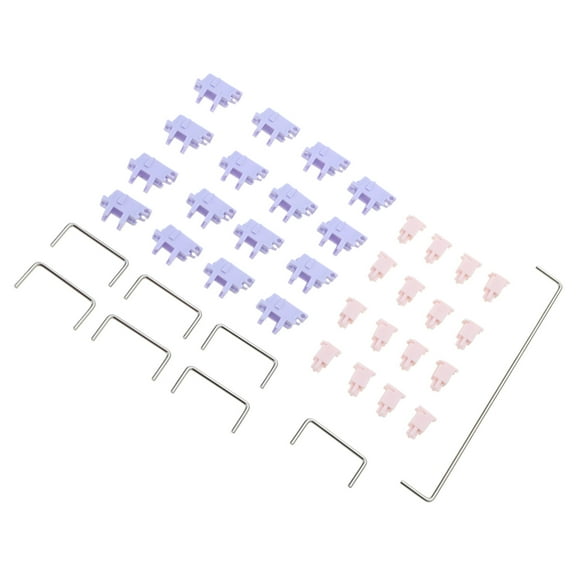 Plate Mounted Stabilizer Set for Mechanical Keyboard Satellite Stabilizers 2/6.25U Steel Wire Precisely