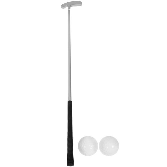 Milisten 1Set Alloy Golf Putter and Practice Balls for Outdoor Golfing Training