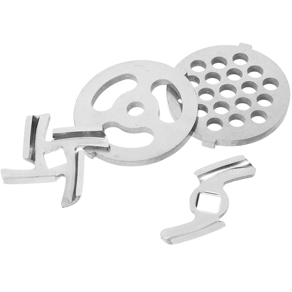 1Set Professional Meat Mincer Cutter Plate Replacement Sturdy Metal Meat Supply