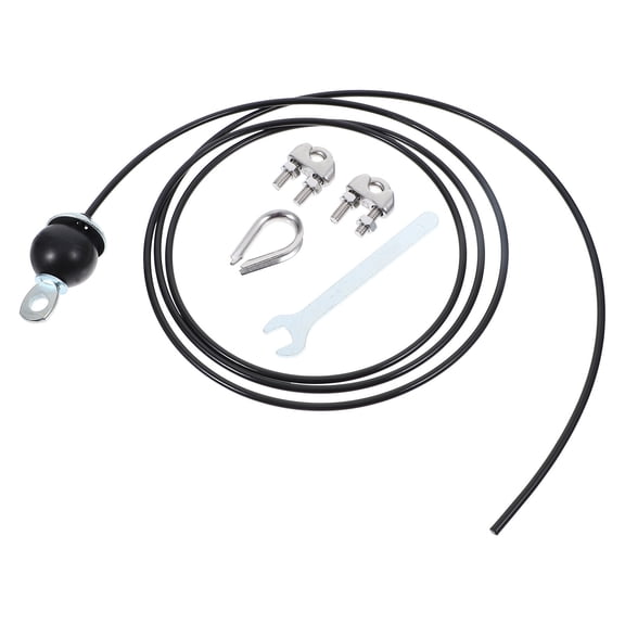 1Set Professional Triceps Extension Equipment Arm Pulley System Black for Muscle Training