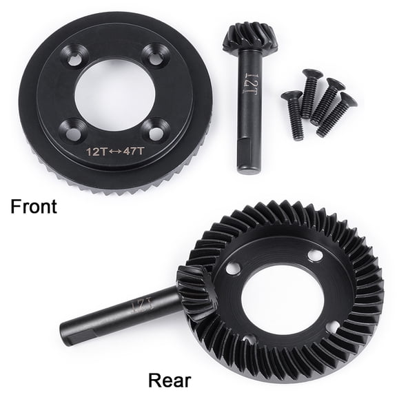 1Set Rc Car Steel Front Rear Diff Gear Differential 12T 47T for 1/8 8IGHT-T RTR 4WD Truggy Upgrade Parts