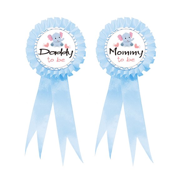 1Set Ribbon Brooches with Iron Findings Elephant Shape 195mm 2pcs/set