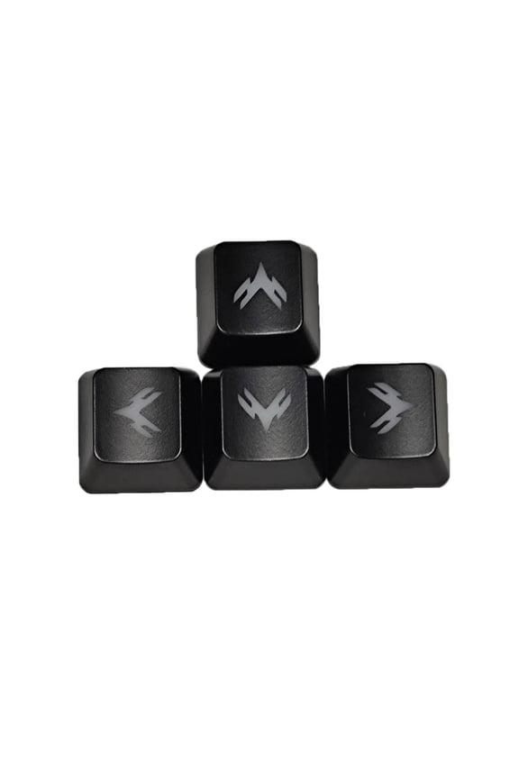 1Set Shine Through Keycaps ABS Backlit Shine-Through Mechanical Keyboards Keycap Arrowkey Directions Height
