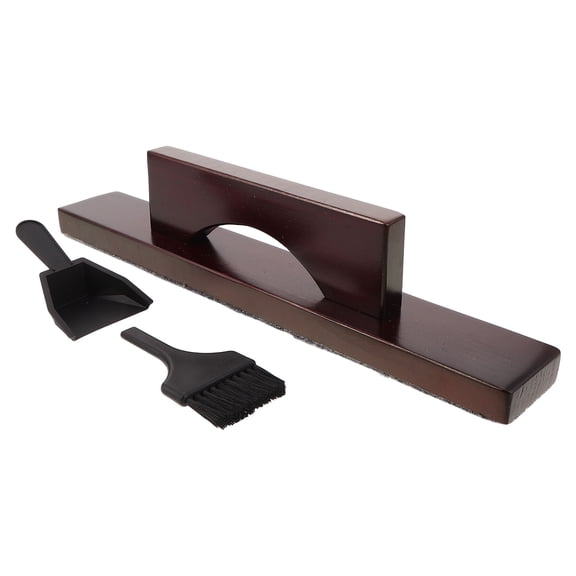 1Set Shuffleboard Table Cleaning Kit with Non Scratch Brush Broom and Dustpan for Efficient Sand Removal