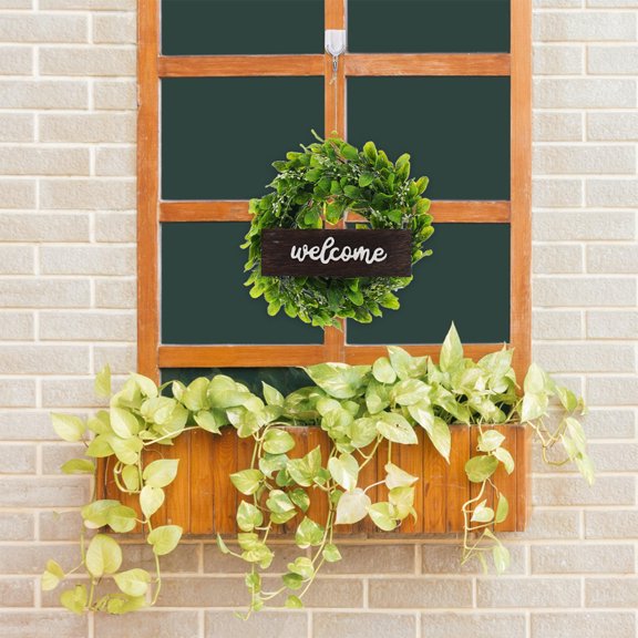 1Set Simple Installation Green Door Garland Pendant for Home Decor and Festive Scene Display