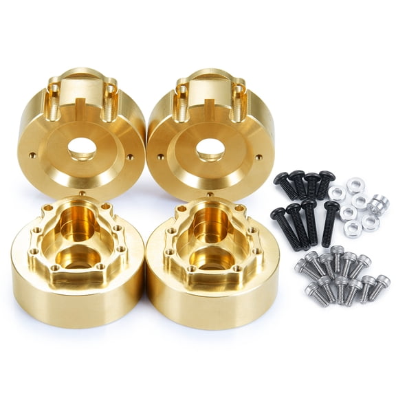 1Set Snow Track Wheels Tires Conversion Kit Brass Counterweight for 1/10 RC Rock Crawler Car TRX-4 Upgrade Accessories