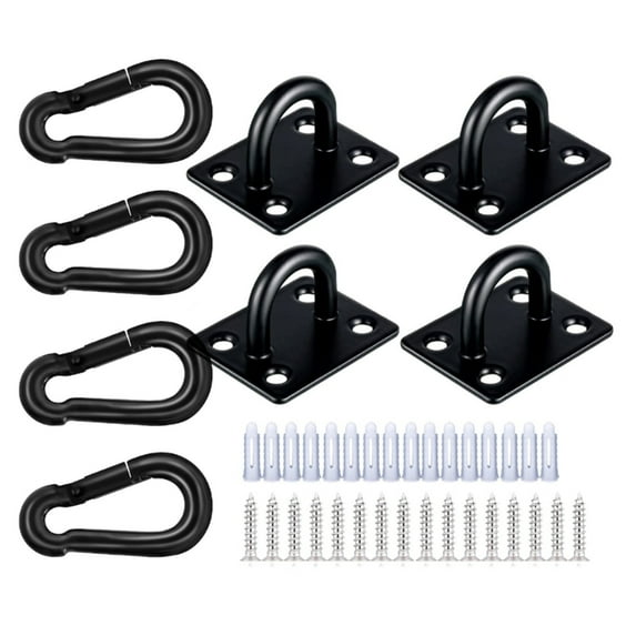 1Set Stainless Steel Ceiling Hooks Suspension Bracket Hammock Mount Ceiling Hook for Yoga Swing, Punching Bag