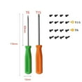 thumbnail image 1 of 1Set T6 T15 Screwdrivers With Screws Or 16Pcs Screws Alloy Tool Steel Ring Doorbell Magnetic Torx Screwdriver Repair Tool 1Set Fangkenuo, 1 of 9