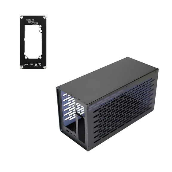 1Set TH3P4G3 Metal Housing Box Gaming GPU Expansion Case with Bracket Enhancing Graphics Capabilities