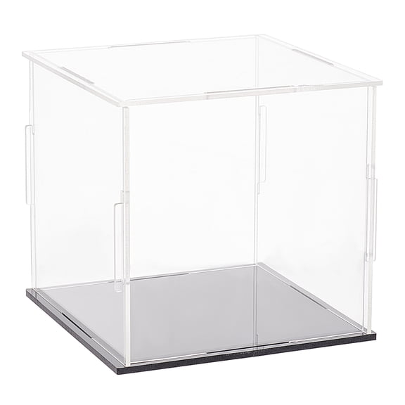 1Set Transparent Acrylic Display Boxes Dust-Proof Cases Building Blocks Display Holders Clear Finish Product: 11x11x10.5cm 6pcs/set