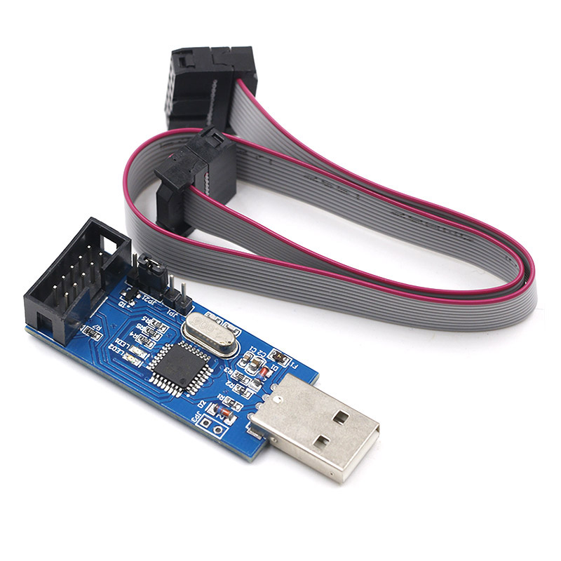 1Set USBASP USBISP AVR Programmer USB ATMEGA8 ATMEGA128 ATtiny/CAN/PWM ...