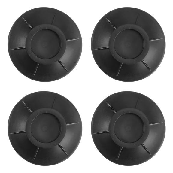 Milisten 1Set Washing Machine Stabilizer Pads Black Non Skid Durable Plastic