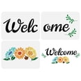 Large Welcome Letters 1Set Welcome Sign Stencil Large Farmhouse Welcome Stencils Template ...