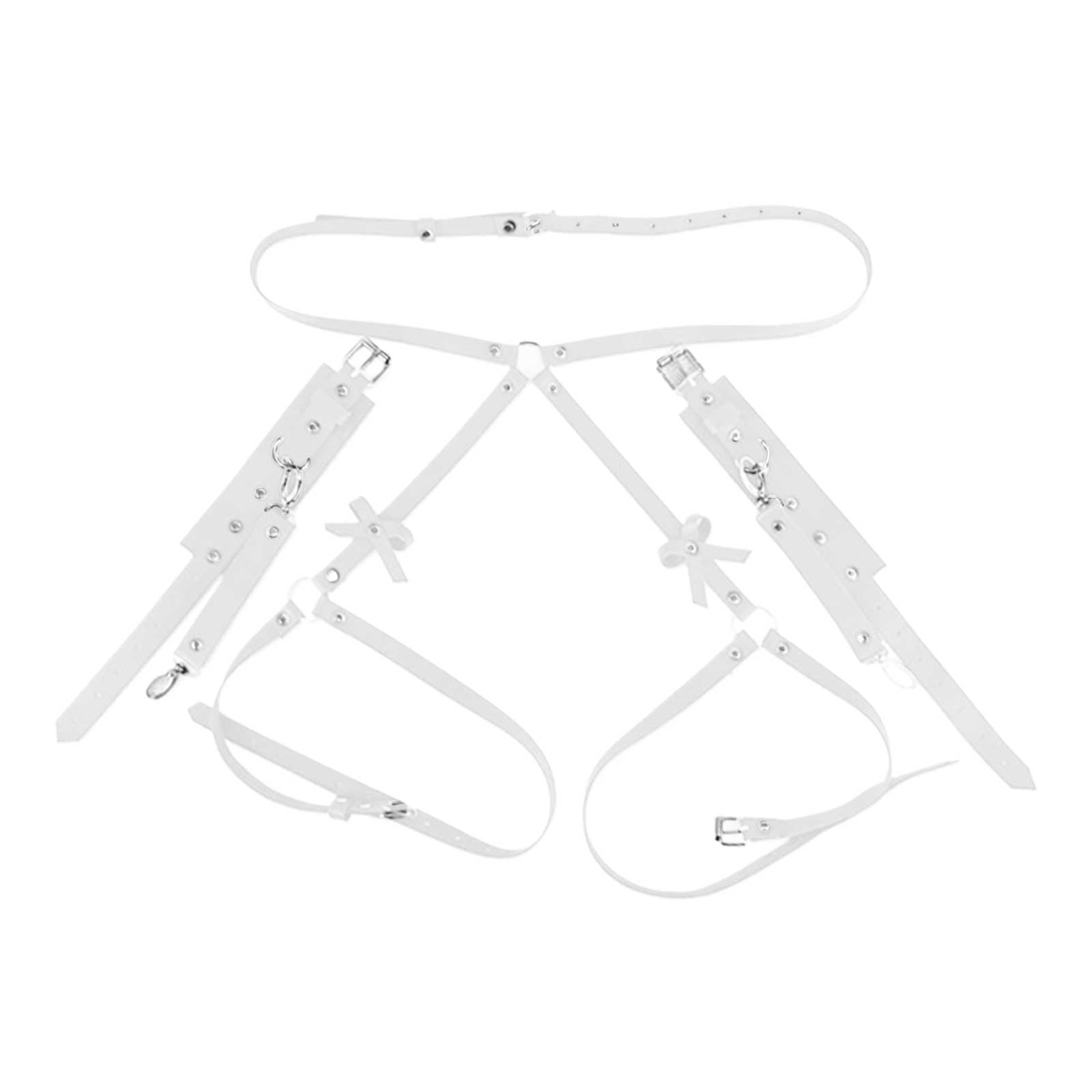 1Set Women Binding Belt Waist Lingerie Leg Garters Cage Thigh Accessory