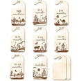 thumbnail image 1 of 1Set Wood Baby Closet Size Dividers Baby Clothes Organizers from Newborn to Toddler Camel Pattern 100x180x2.5mm 10pcs/set, 1 of 6