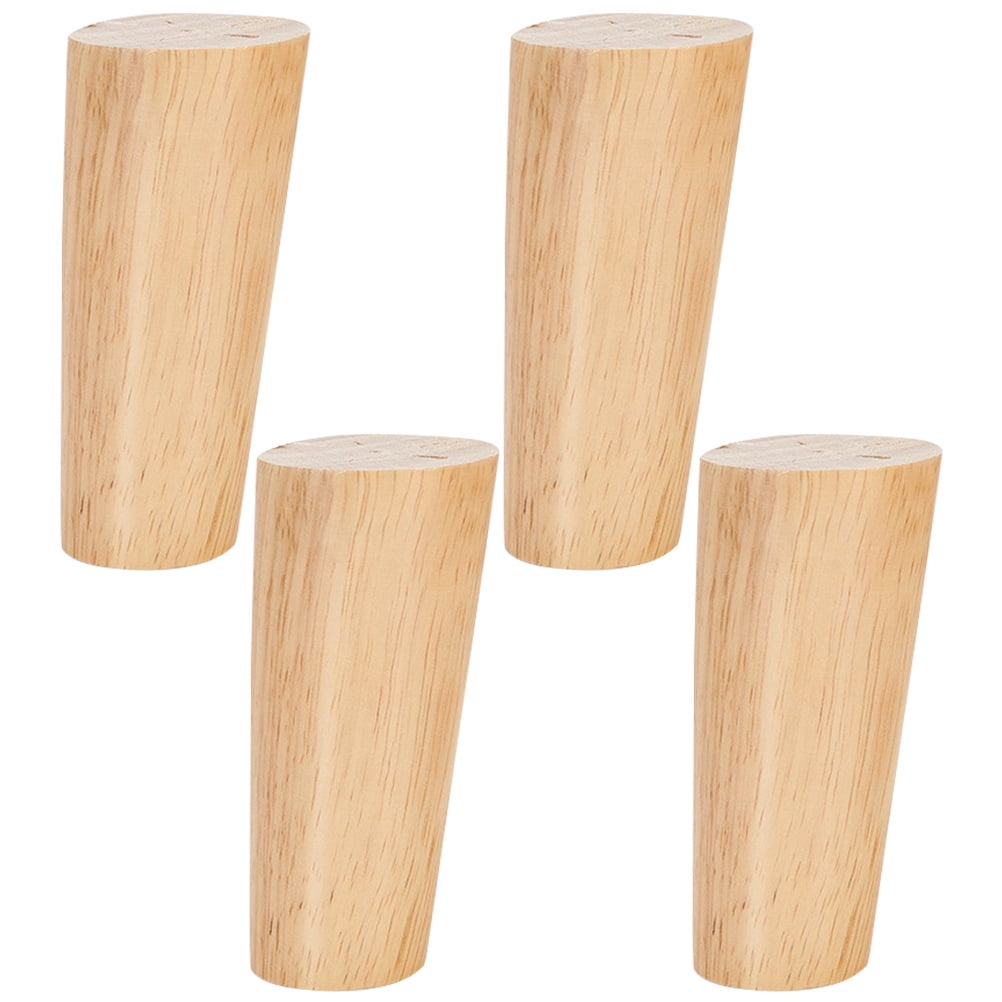 1Set Wood Sofa Legs Wooden Couch Dresser Leg Replacements Furniture