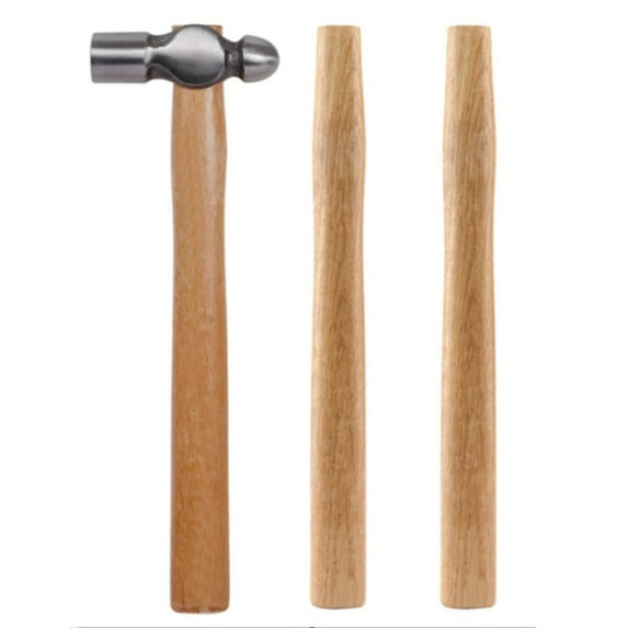 1Set Wooden Hammer with Wood Handle BurlyWood 12-3/4 inch(32.5cm)