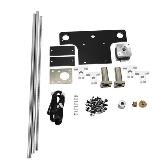1Set for 5 /Ender5 Pro Dual Z Lead Screw Upgrade Kit Dual Motor Dual Z Support Mod,1 x Dual Z Axis Lead Screw Upgrade kit,Black