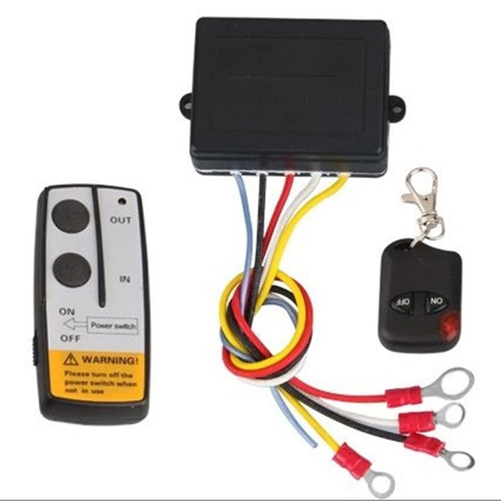 1Sets 12V Wireless Winch Switch Remote Control Kit For Car Atv Suv