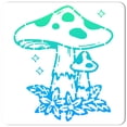 thumbnail image 1 of 1Sheet 30x30CM Mushroom Pattern Templates Drawing Painting Stencils Large Reusable Plastic Square Stencils Sign for Painting on Wood Wall Scrapbook Card Floor Tile Drawing DIY Home Decor Crafts, 1 of 7