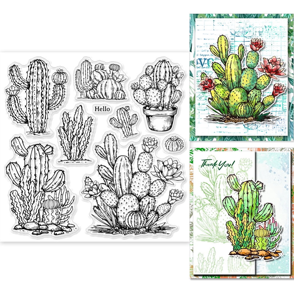 Transparent Silicone Stamp Set For Scrapbooking - DIY Clear Stamps For Cards, Journals, Photo Albums