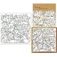 thumbnail image 1 of Cat Background Clear Stamps for DIY Scrapbooking 15x15cm Silicone Clear Stamp Seals Transparent Stamps for Cards Making Photo Album Journal Home Decoration, 1 of 7