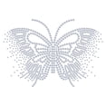 thumbnail image 1 of 1Sheet Glass Hotfix Rhinestone Iron on Appliques Costume Accessories for Clothes Bags Pants Butterfly 297x210mm, 1 of 7