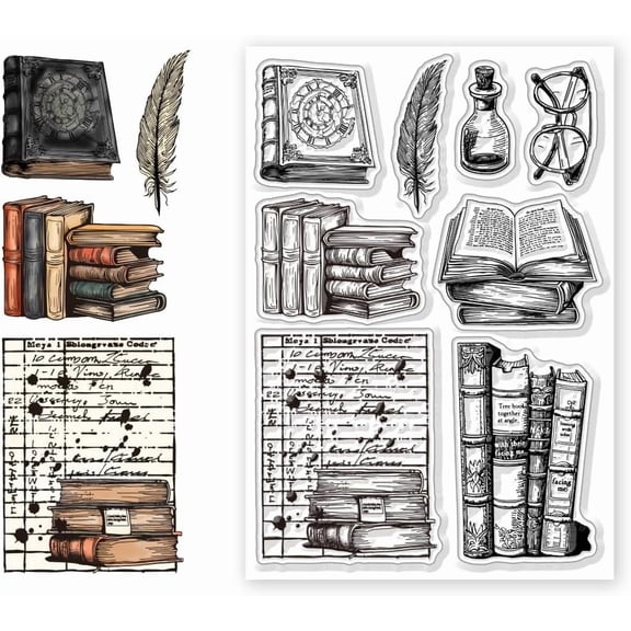 1Sheet PVC Plastic Clear Stamps for DIY Scrapbooking Photo Album Decorative Cards Making Book 160x110mm