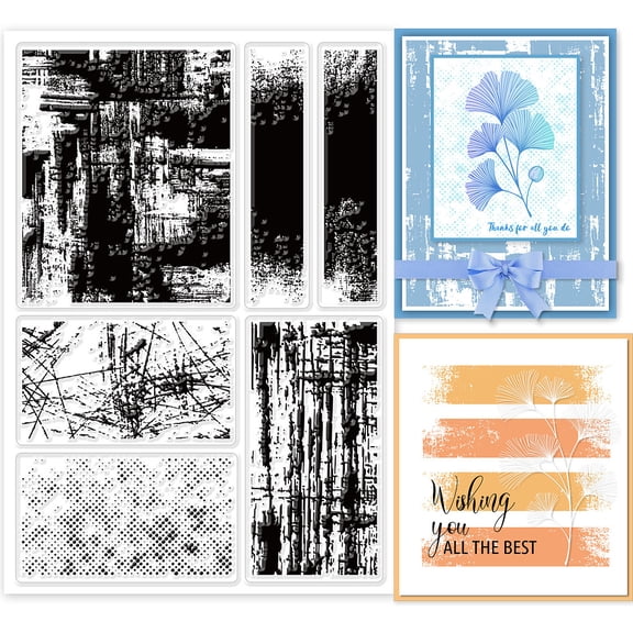 1Sheet Paint Background Clear Stamps Graffiti Background Silicone Clear Stamp Seals for Cards Making DIY Scrapbooking Photo Journal Album Decoration