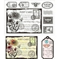 thumbnail image 1 of 1Sheet Postcard Silicone Clear Stamp Seals for Card Making DIY Scrapbooking Photo Album Decoration 5.83x8.23inch, 1 of 9