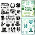 thumbnail image 1 of 1Sheet St. Patrick's Day Silicone Clear Stamp Seals for DIY Scrapbooking Photo Album Journal Home Decoration, 1 of 9
