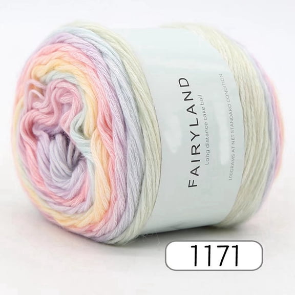 1Skein Wool Chenille Yarn Velvet Cotton Hand Knitting Threads for Baby Sweater Scarf Fabric Needlework Craft Segment Dyed Pink 2mm