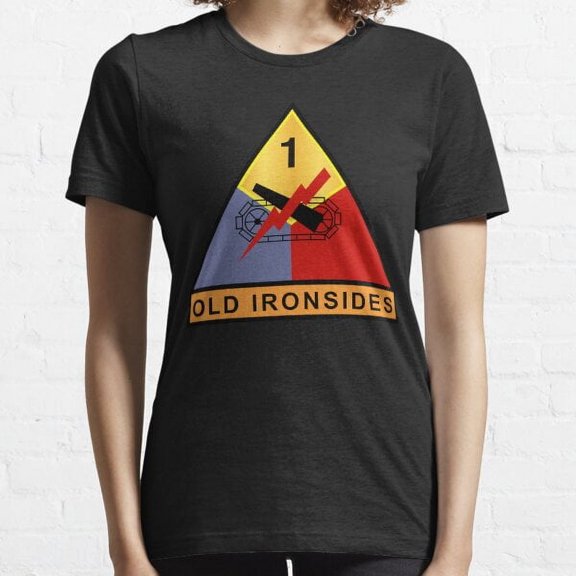 1St Armored Old Ironsides Wo Txt Essential T-shirt