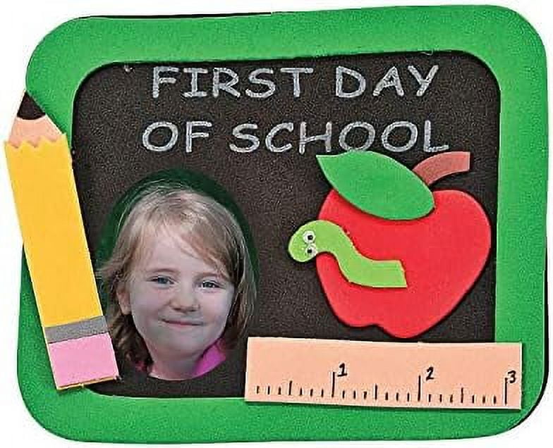 1St Day Of School Picture Frame Craft Kits Males 12 DIY Frames Back To School Teacher