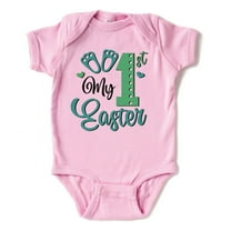 My 1St Easter Onesie, Cute Easter Baby Bodysuit, Baby'S First Easter Onesie, 1St Easter Shirt, Easter Bunny Onesie, Easter Gift Cute Baby Onesie, BABY BODYSUIT LAT 4424
