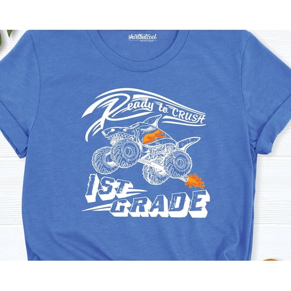1St Grade Boy Shirt, Ready To Crush First Grade Shirt, First Day Of School First Grade Boy Tee, First Grade Boys Shirts, Back To School Boy TSHIRT All Size S-5XL