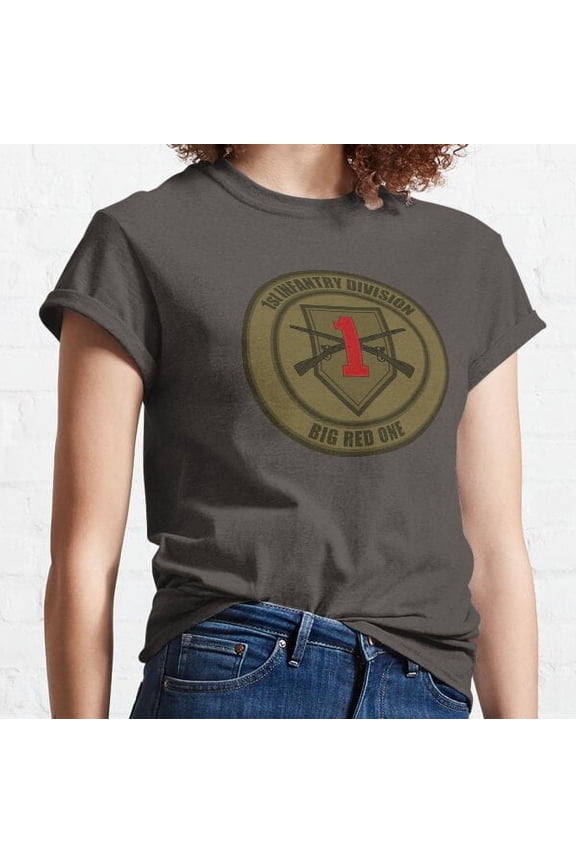 1St Infantry Division Big Red One (Subdued) Classic T-shirt
